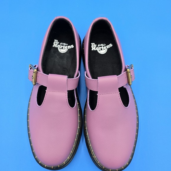 New Dr. Martens Zavala Mary Jane's Purple Women's Size 8 - Picture 3 of 10